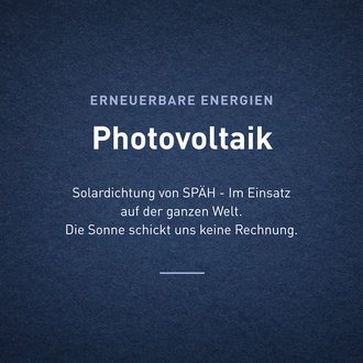 Erneuerbare Energien - Photovoltaik
